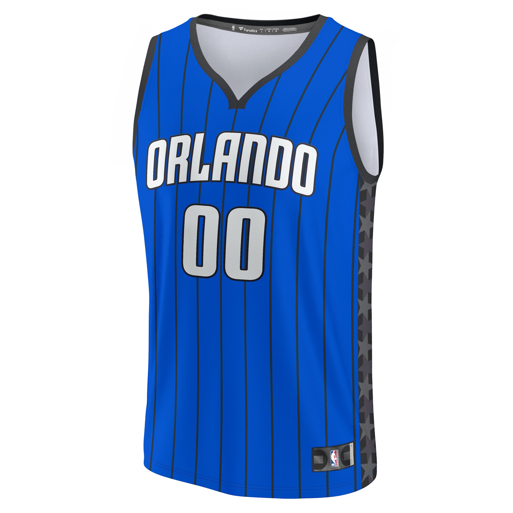 Alternative view of Orlando Magic Fanatics Fast Break Custom Jersey - Blue - Statement Edition