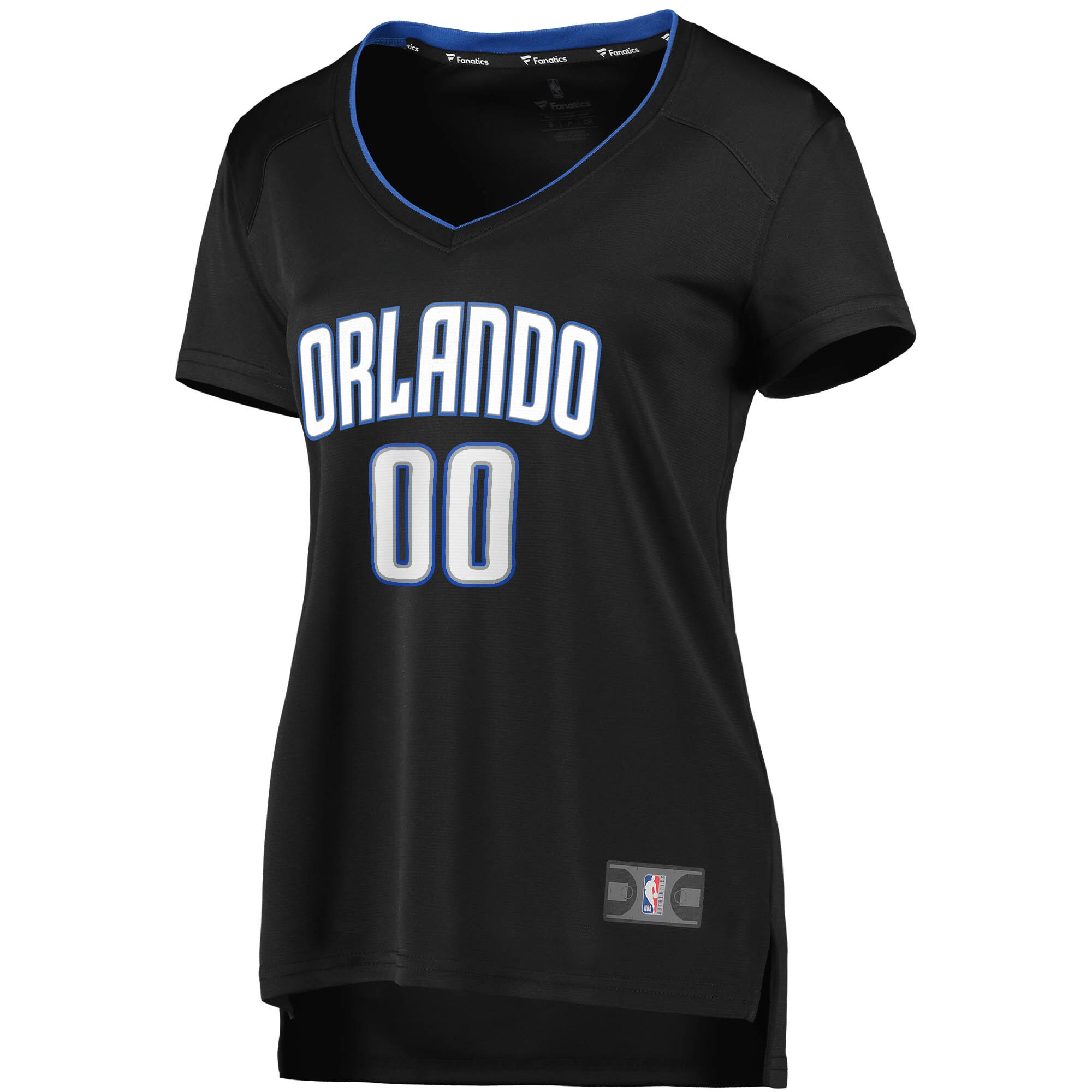 Alternative view of Orlando Magic Fanatics Women's Fast Break Replica Custom Jersey Black - Icon Edition