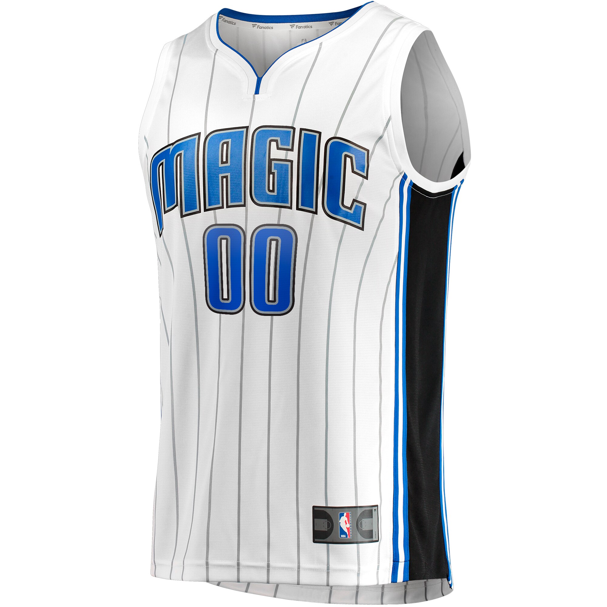 Alternative view of Orlando Magic Fanatics Youth Fast Break Replica Custom Jersey - Association Edition - White