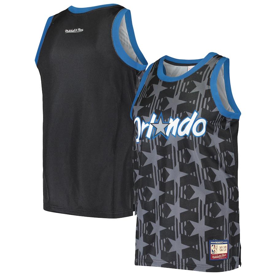 Orlando Magic Mitchell & Ness Hardwood Classics Team Heritage Tank Top - Black