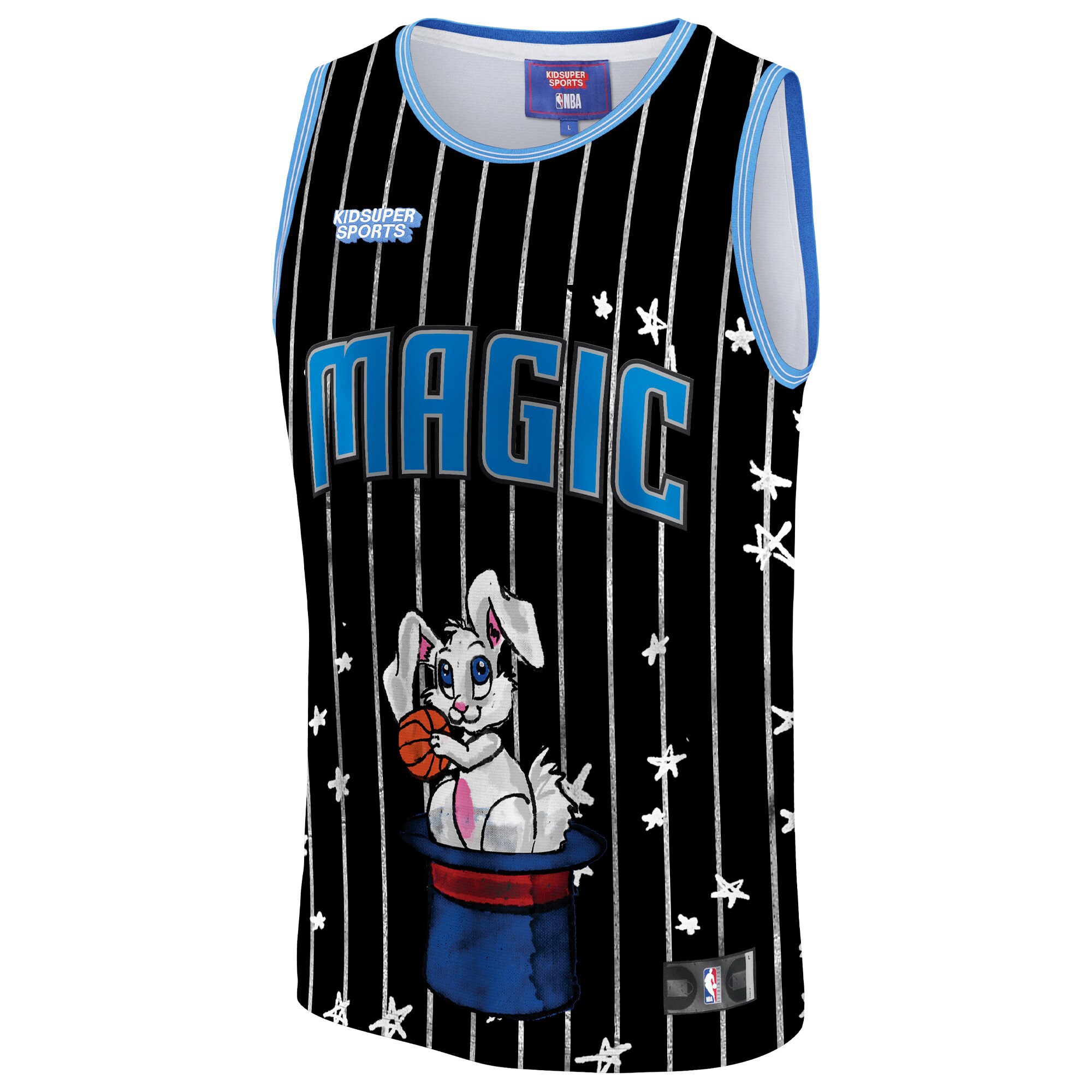 Alternative view of Orlando Magic Nba & Kidsuper Studios By Fanatics Unisex Hometown Jersey - Black