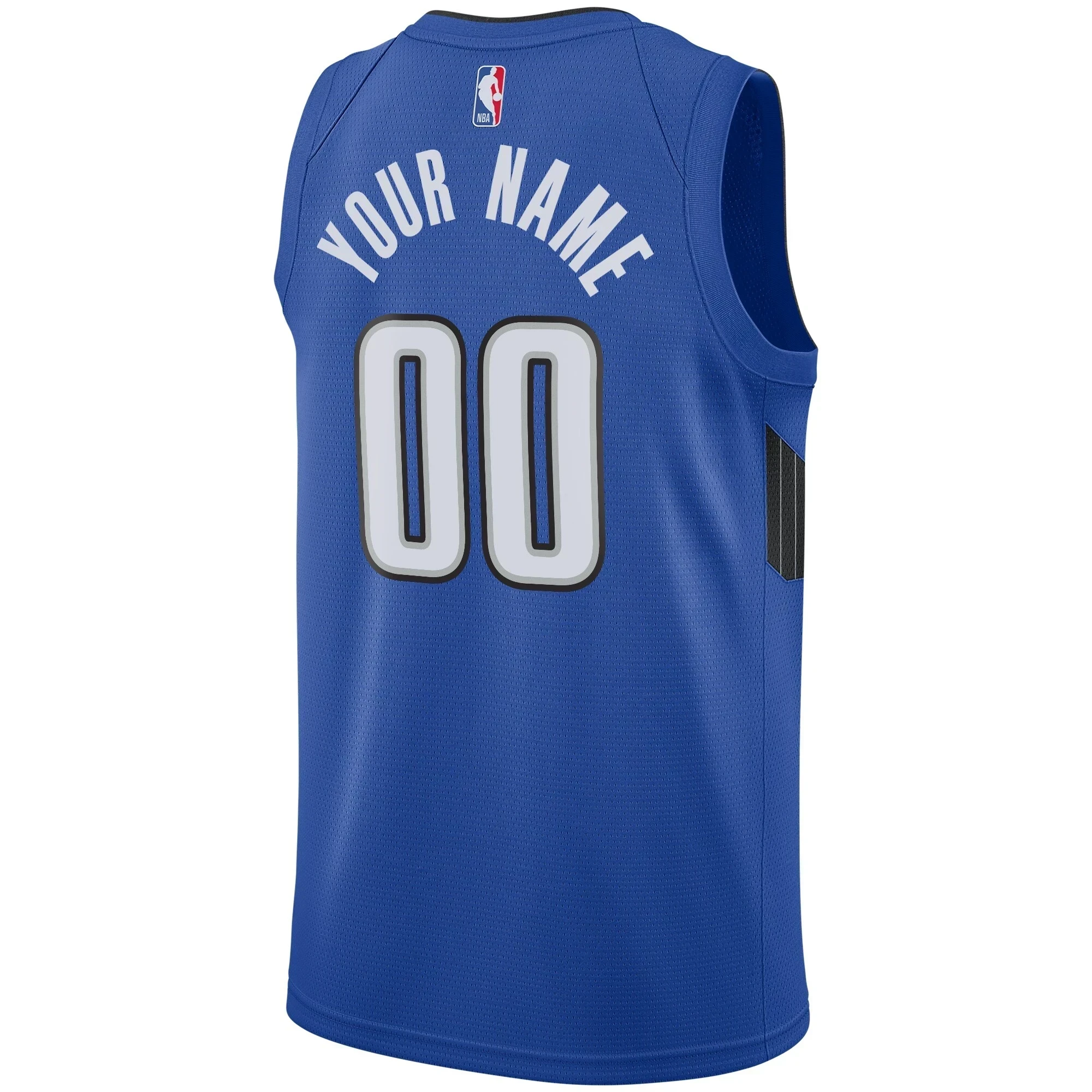 Alternative view of Orlando Magic Swingman Custom Jersey - Statement Edition - Blue - JS538 