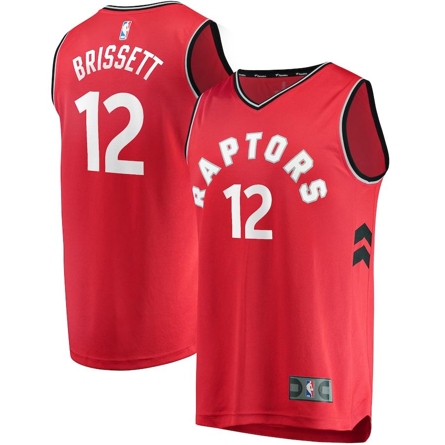 Oshae Brissett Toronto Raptors Fanatics Branded Fast Break Player Jersey - Icon Edition - Red