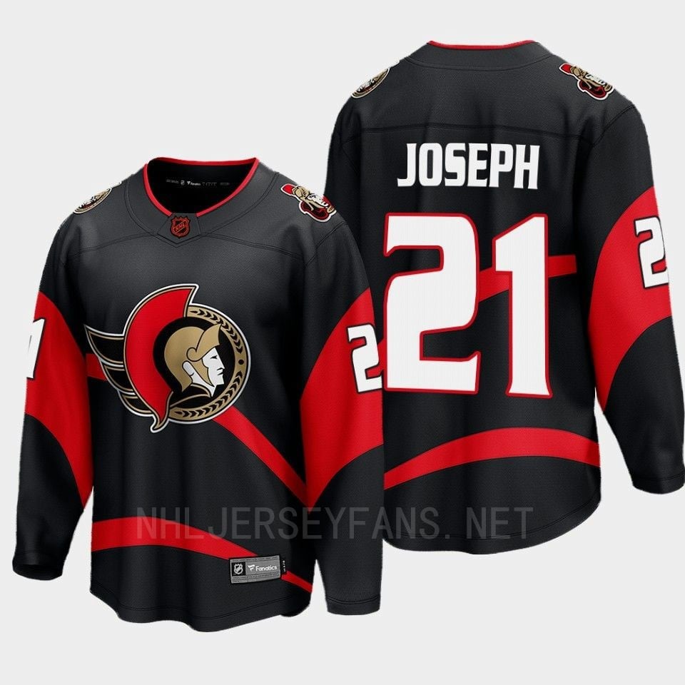 Ottawa Senators Mathieu Joseph 21 Special Edition 2.0 Black Jersey 2022 Breakaway Player - JS870 