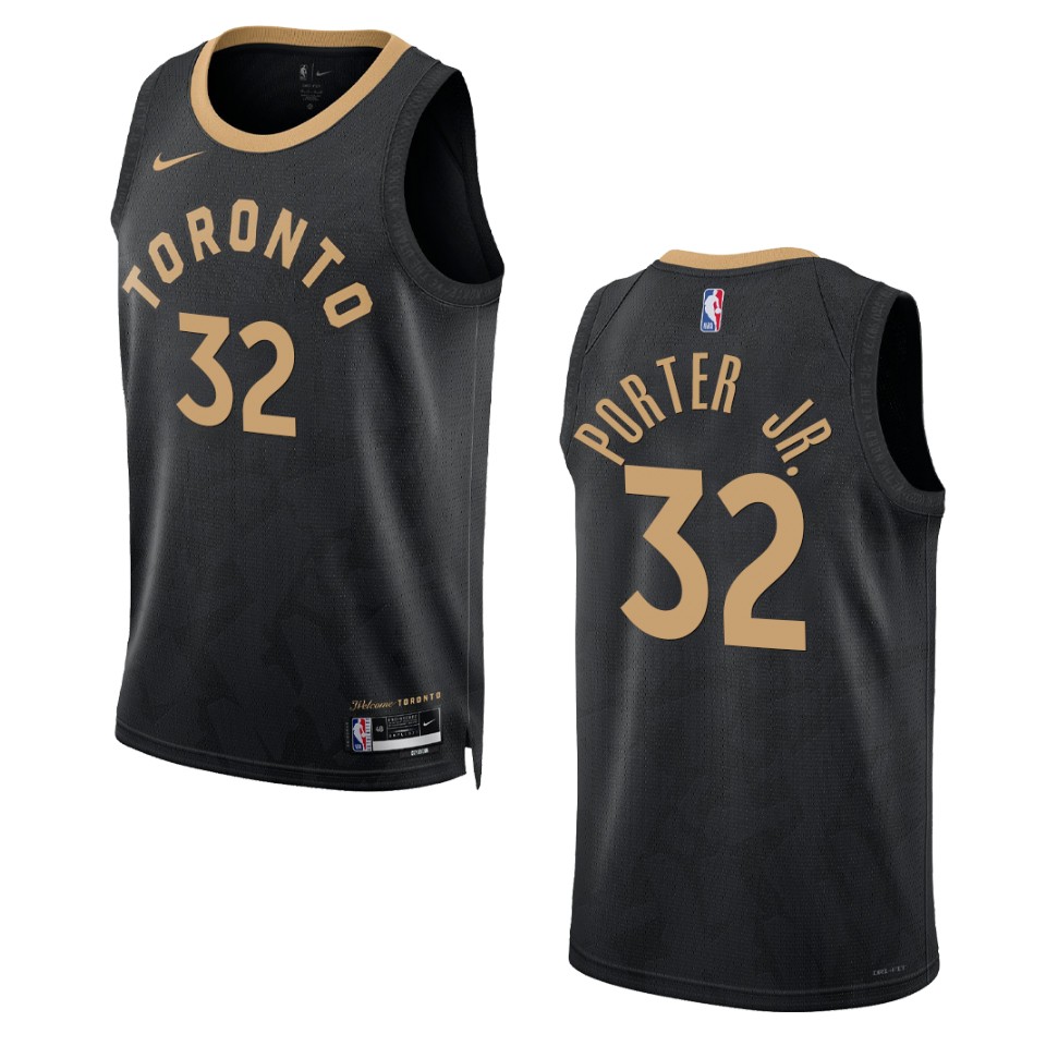 Otto Porter Jr. Black City Edition 2022-23 Toronto Raptors Swingman Jersey