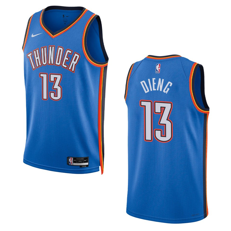 Ousmane Dieng Blue Icon Edition 2022-23 Oklahoma City Thunder Swingman Jersey