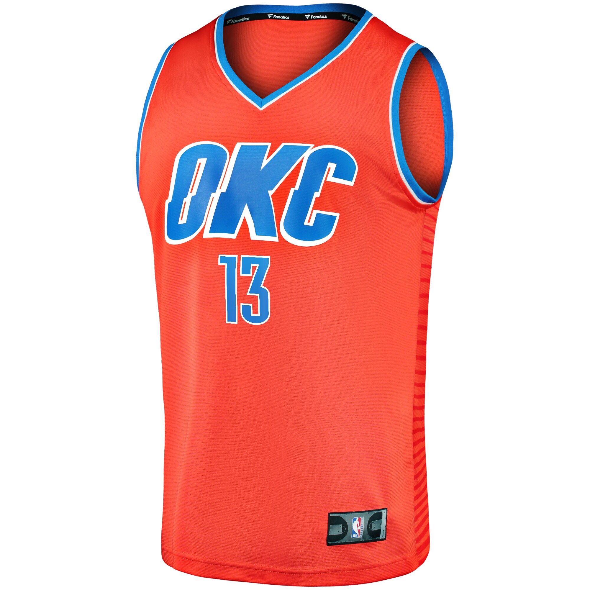 Alternative view of Ousmane Dieng Oklahoma City Thunder Fanatics Fast Break Replica Player Jersey - Statement Edition - Orange