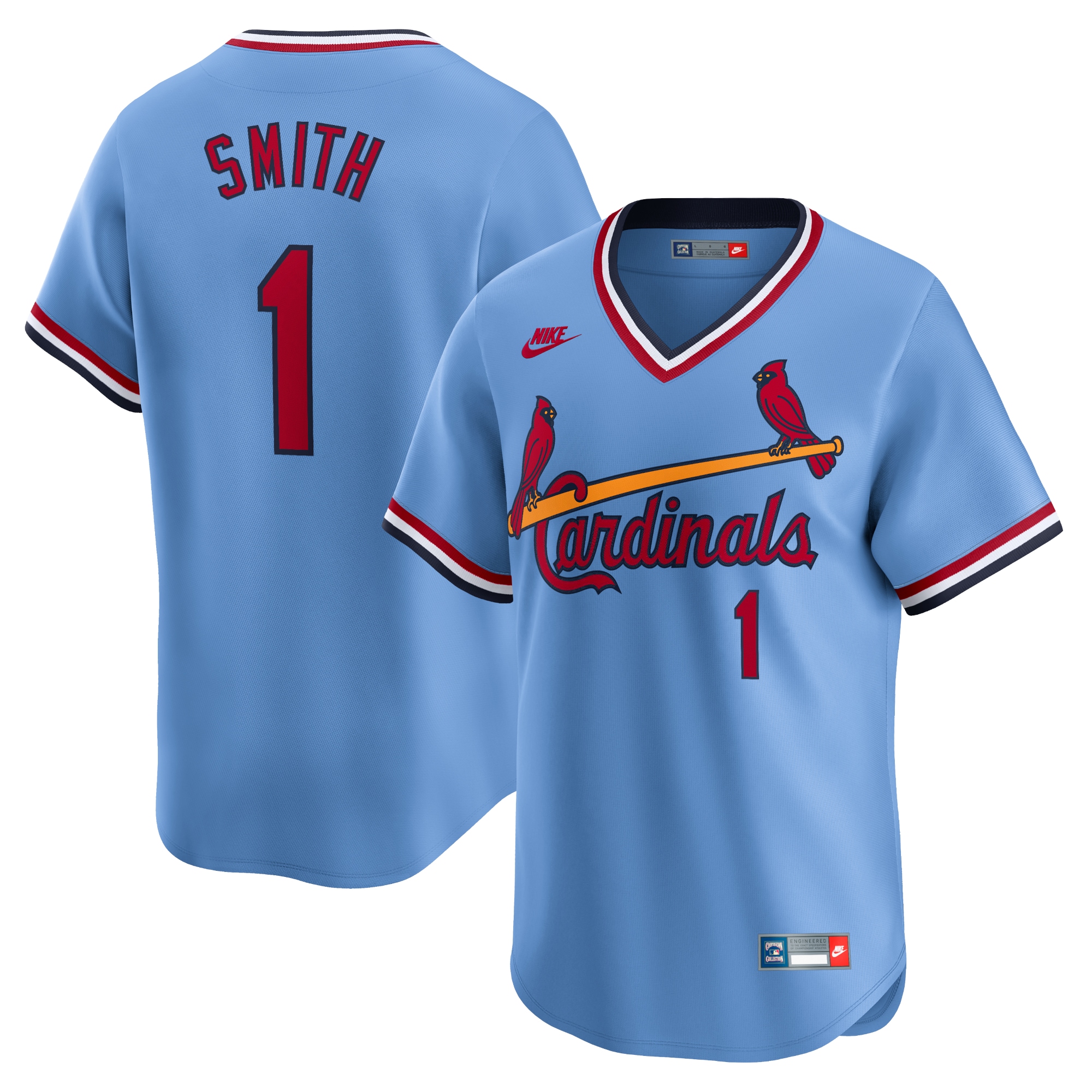 Ozzie Smith St. Louis Cardinals Throwback Cooperstown Limited Jersey - Royal