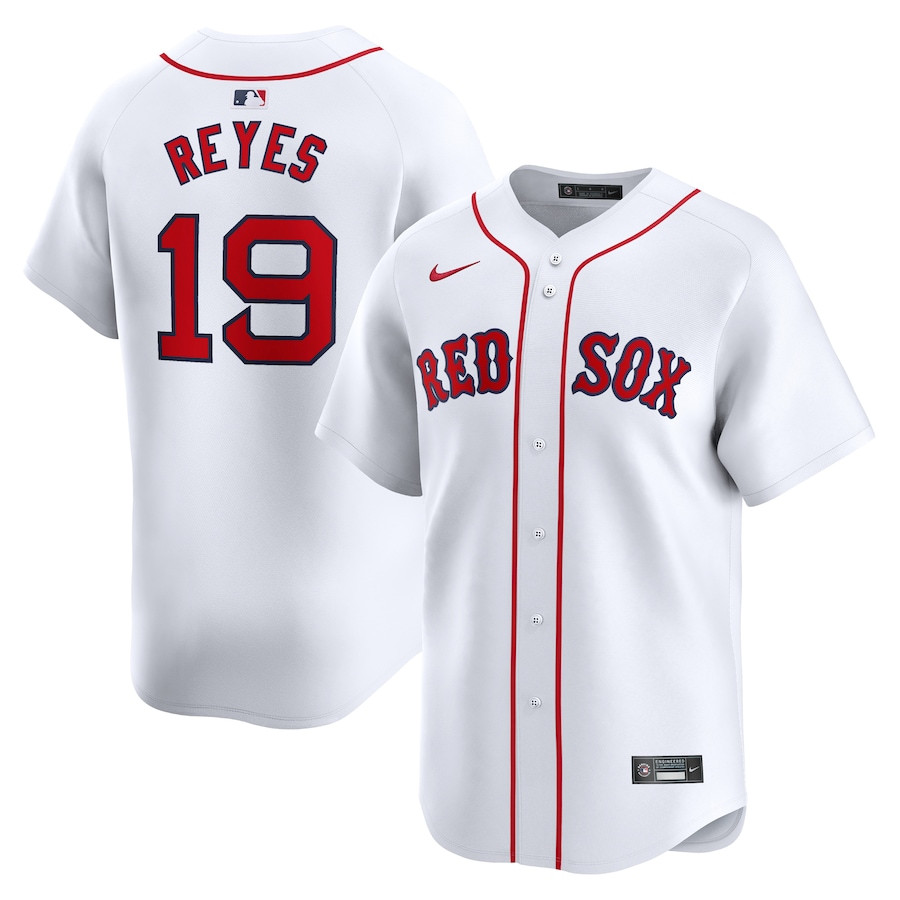 Pablo Reyes 19 Boston Red Sox Home Limited Men Jersey - White