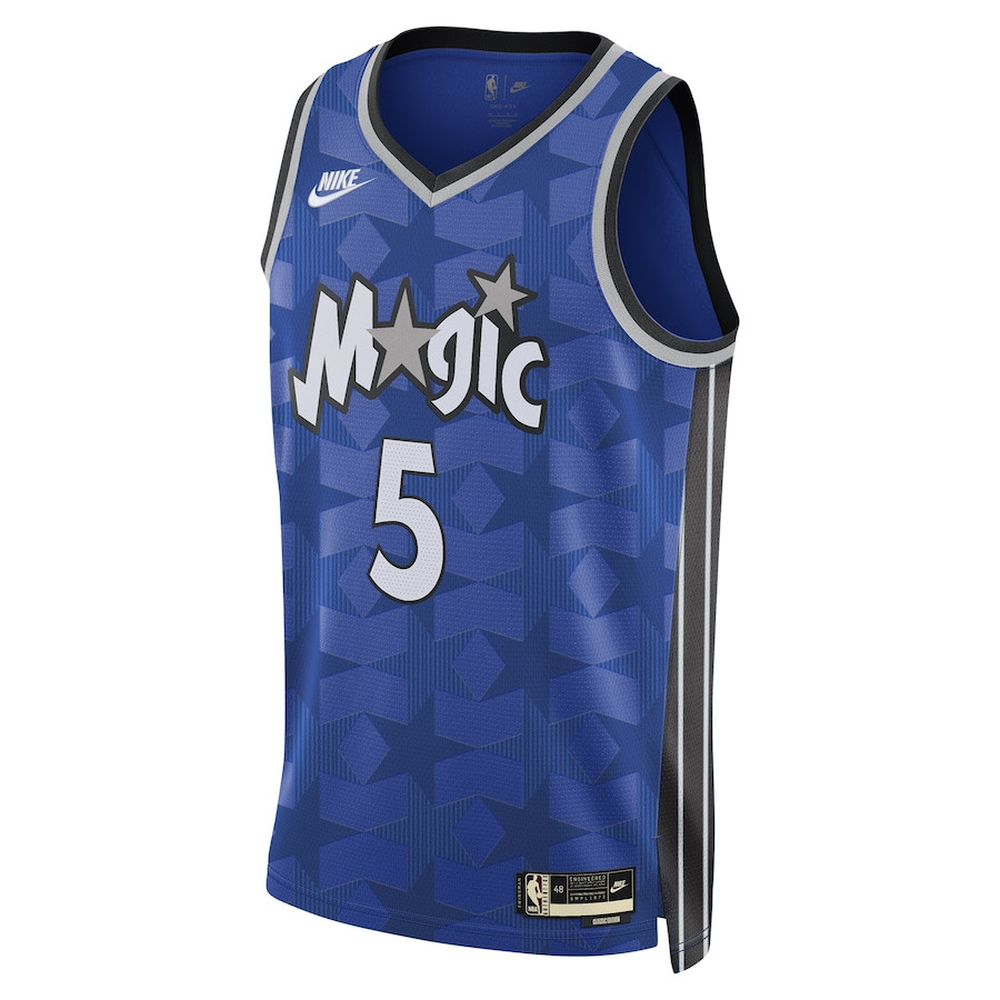 Alternative view of Paolo Banchero 5 Orlando Magic Unisex 2023/24 Swingman Jersey – Classic Edition - Blue - JS885 