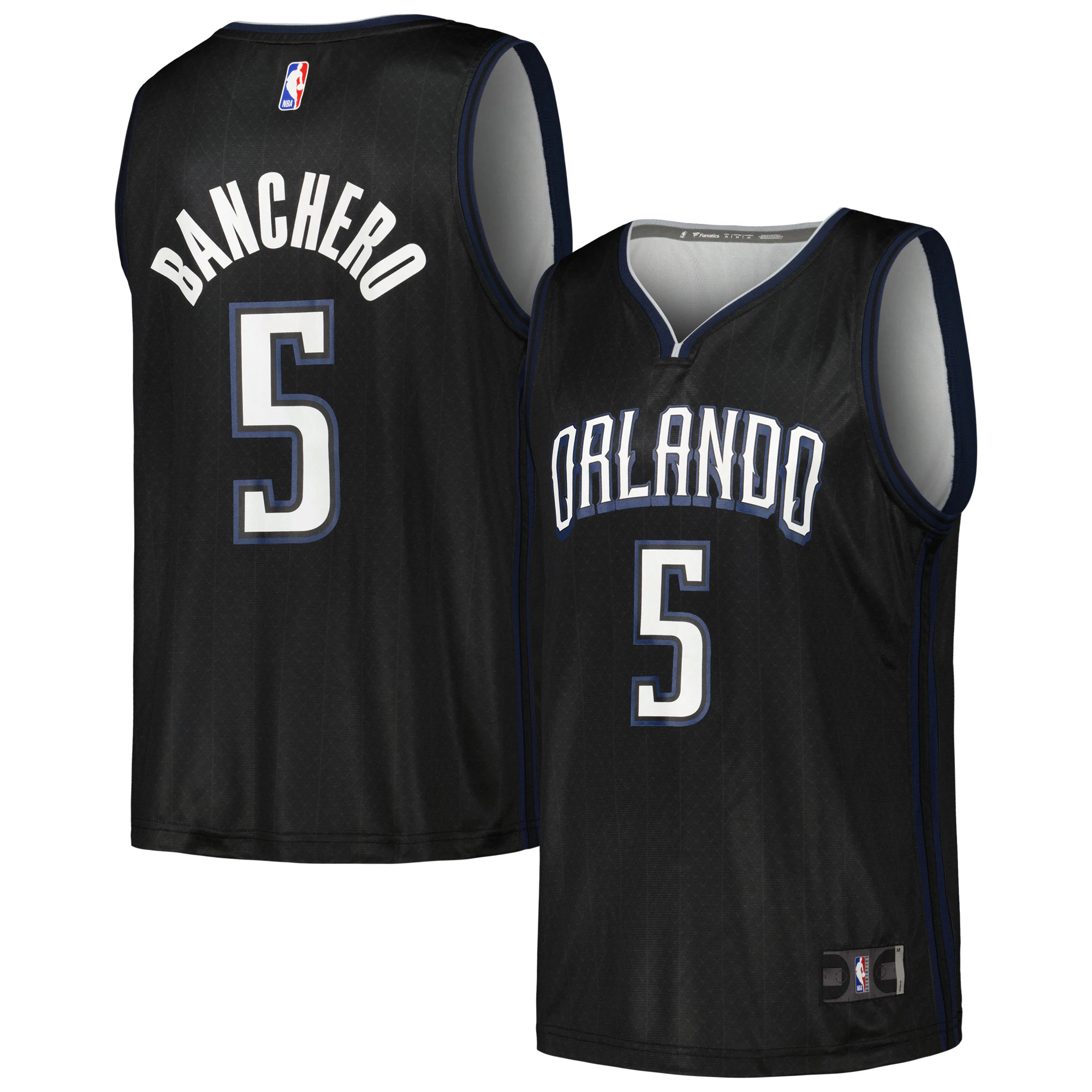 Paolo Banchero Orlando Magic Fanatics Branded 2022/23 Fastbreak Jersey - City Edition - Black