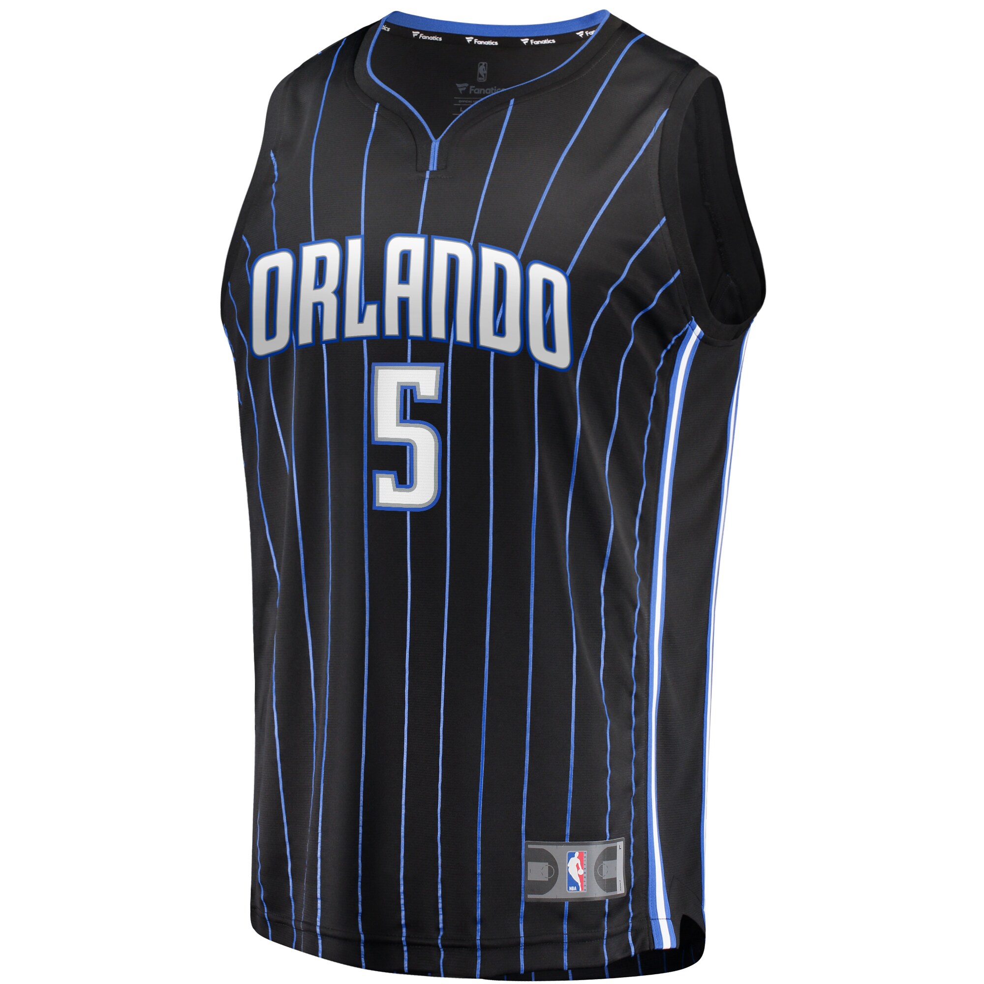 Alternative view of Paolo Banchero Orlando Magic Fanatics Fast Break Replica Player Jersey - Icon Edition - Black