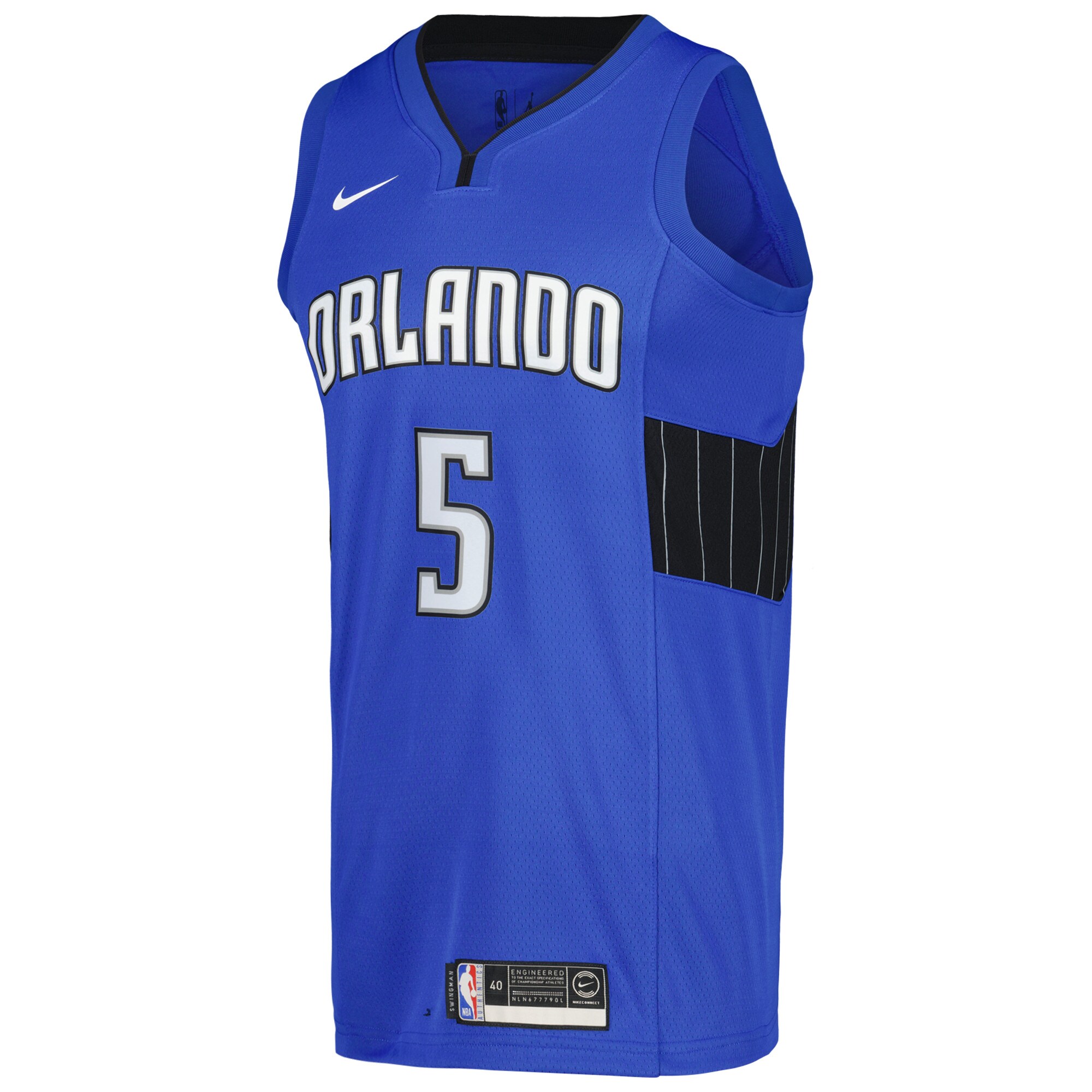 Alternative view of Paolo Banchero Orlando Magic Swingman Player Jersey - Statement Edition - Royal