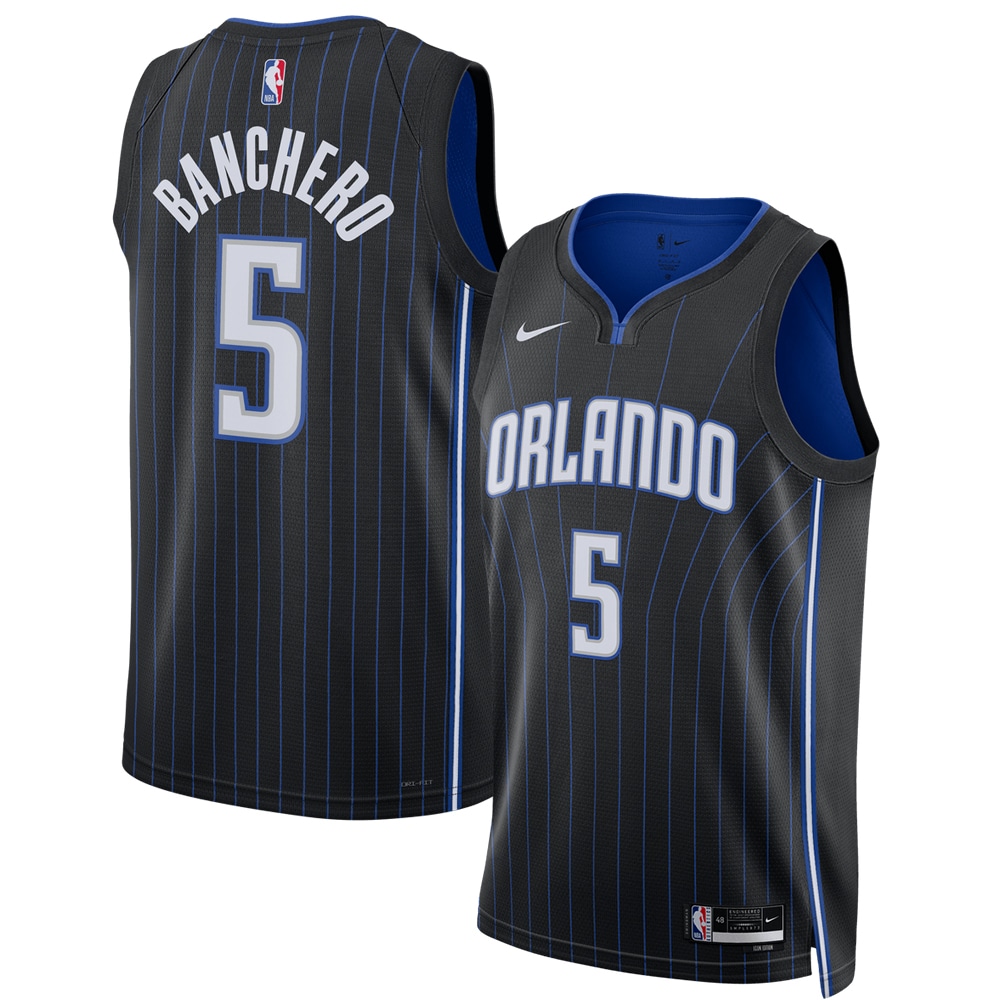 Paolo Banchero Orlando Magic Unisex 2022 Nba Draft First Round Pick Swingman Jersey - Icon Edition - Black