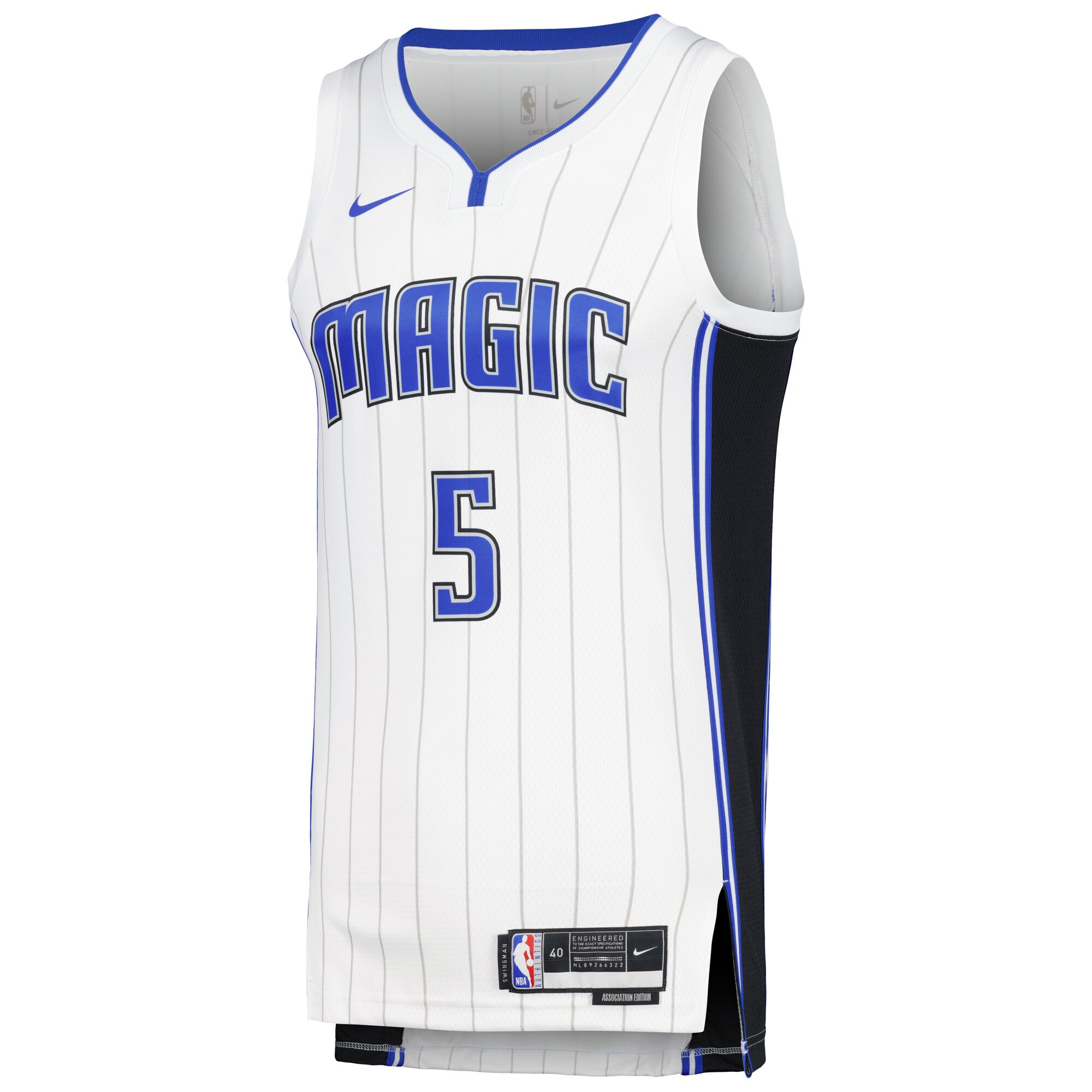 Alternative view of Paolo Banchero Orlando Magic Unisex Swingman Jersey - Association Edition - White