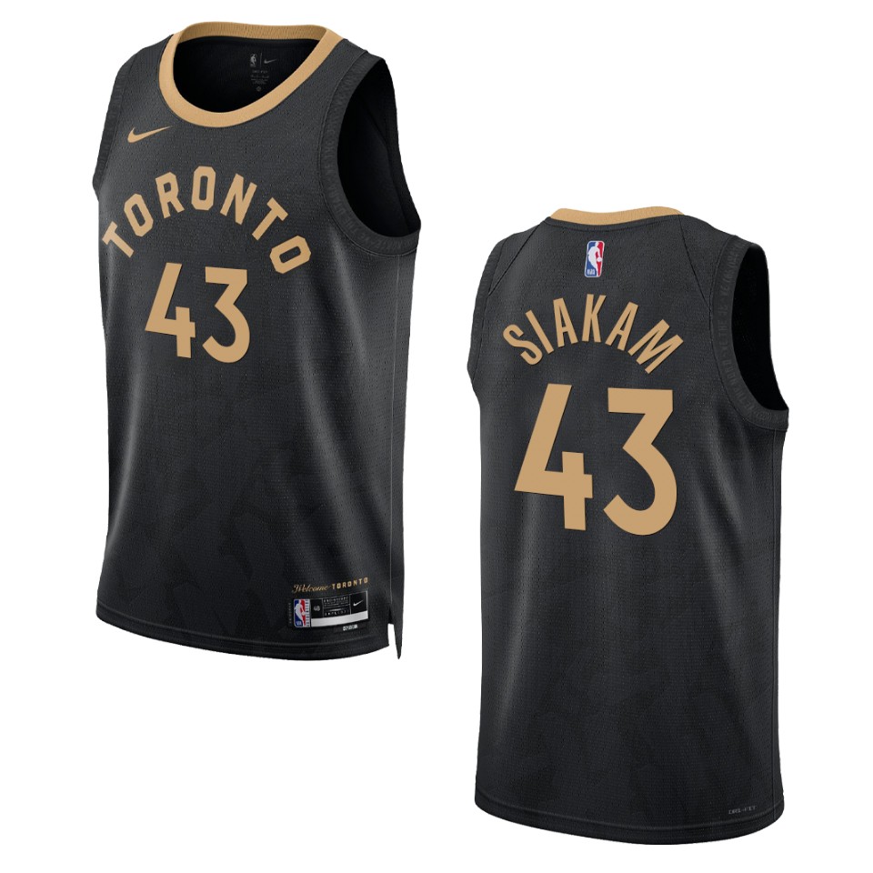 Pascal Siakam Black City Edition 2022-23 Toronto Raptors Swingman Jersey