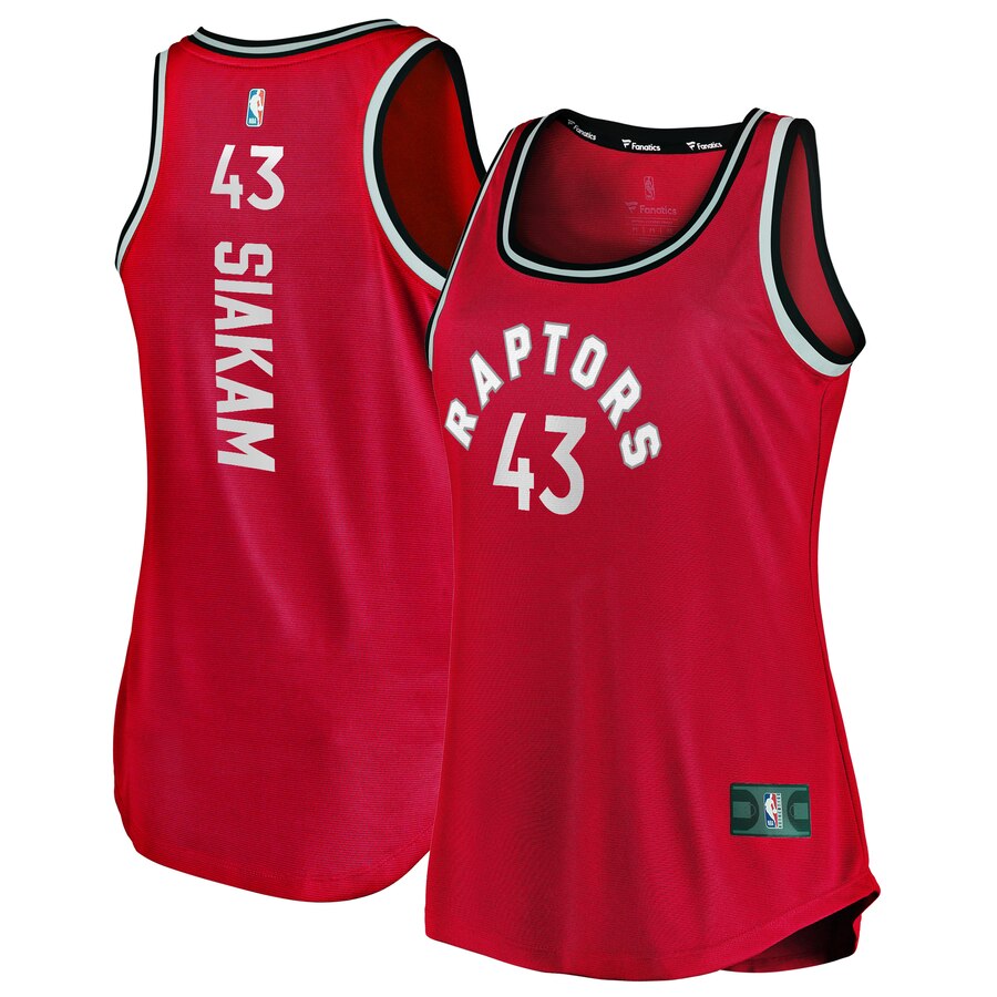Pascal Siakam Toronto Raptors Fanatics Branded Women's 2019/20 Fast Break Team Tank Jersey - Icon Edition - Red