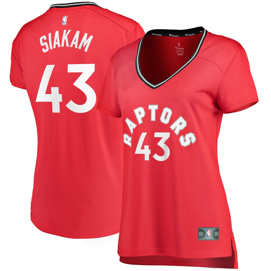 Pascal Siakam Toronto Raptors Fanatics Branded Women's Fast Break Replica Player Jersey - Icon Edition - Red