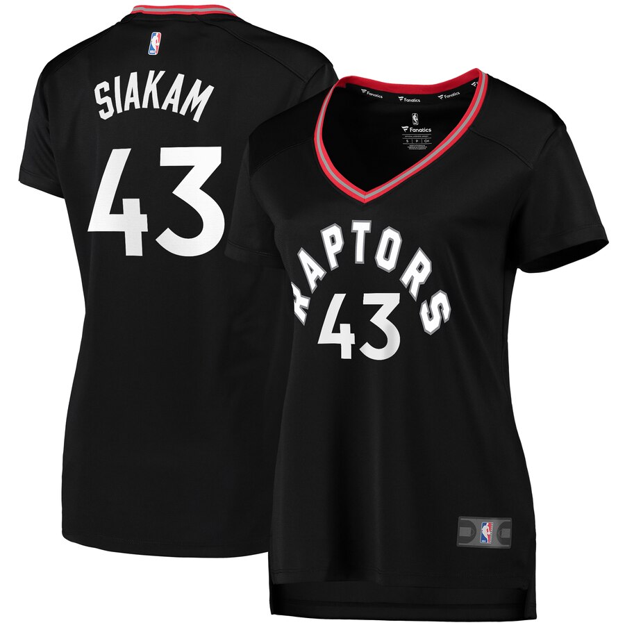 Pascal Siakam Toronto Raptors Fanatics Branded Women's Fast Break Replica Player Jersey - Statement Edition - Black