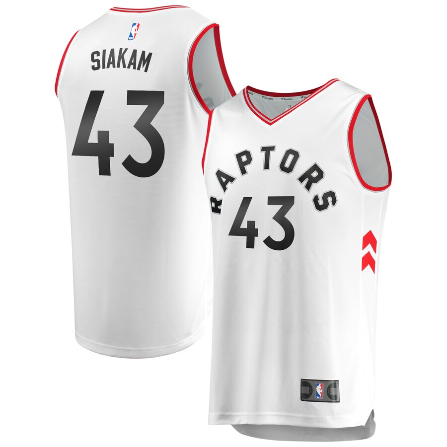 Pascal Siakam Toronto Raptors Fanatics Branded Youth Fast Break Replica Player Jersey - Association Edition - White