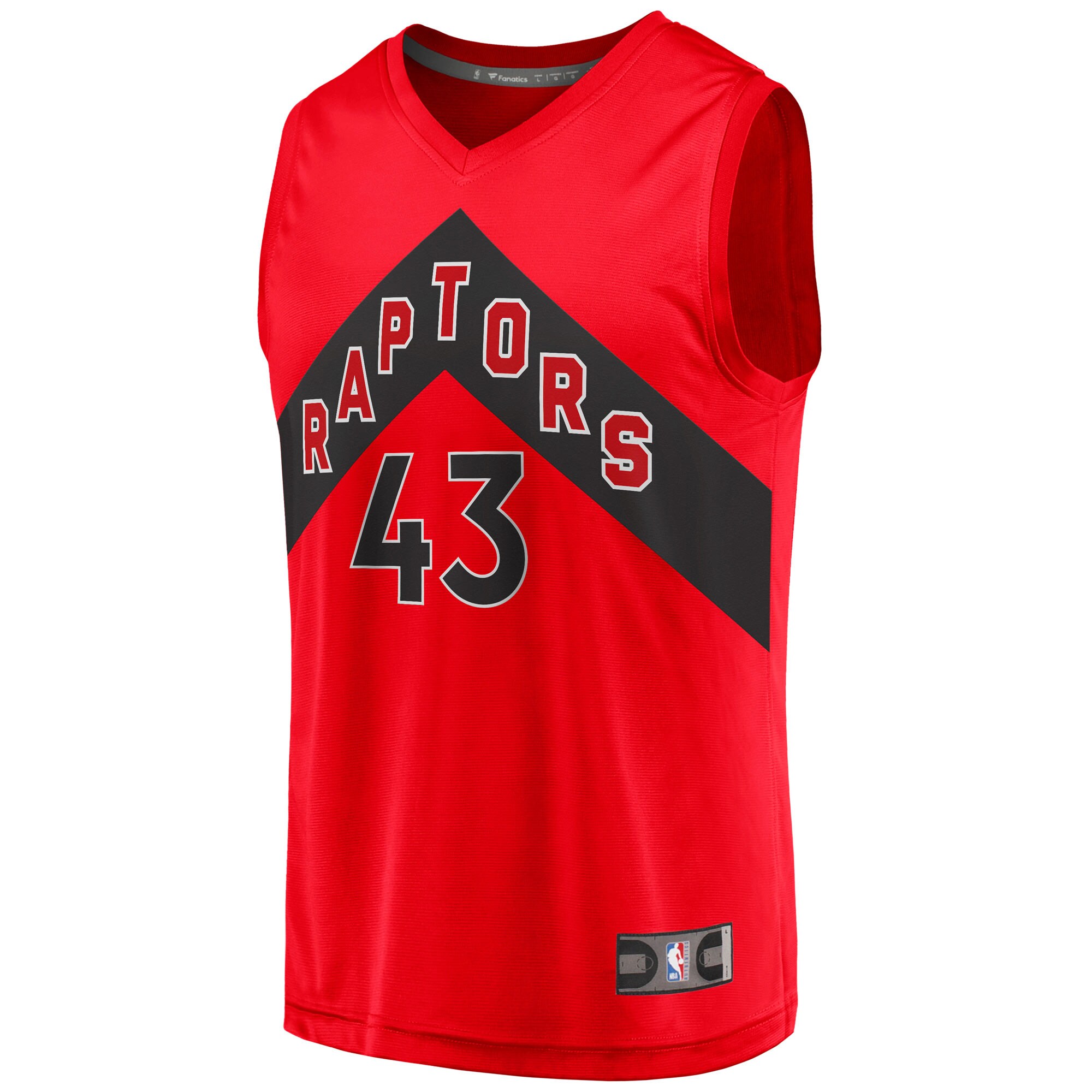 Alternative view of Pascal Siakam Toronto Raptors Fanatics Youth Fast Break Player Jersey - Red - Icon Edition