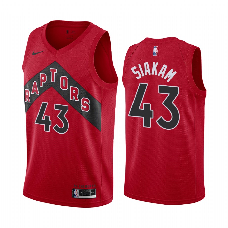 Pascal Siakam Toronto Raptors Red Icon Edition New Uniform 2020-21 Jersey