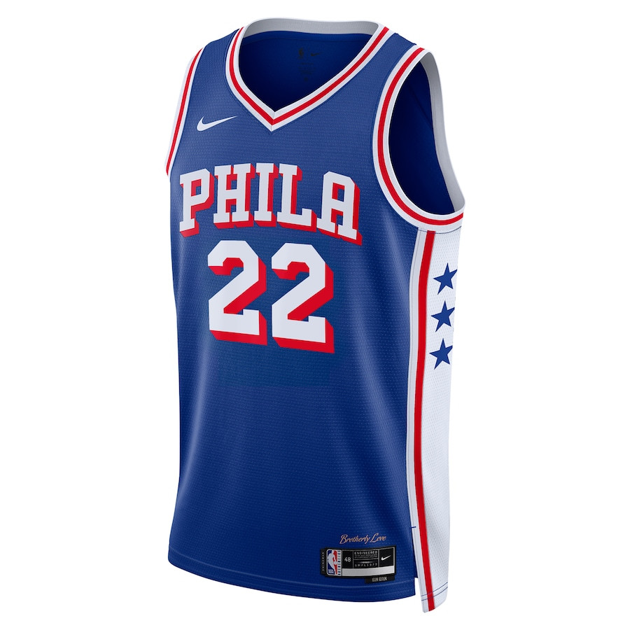 Alternative view of Patrick Beverley 22 Philadelphia 76ers 2023/24 Swingman Jersey - Icon Edition - Royal - JS722 