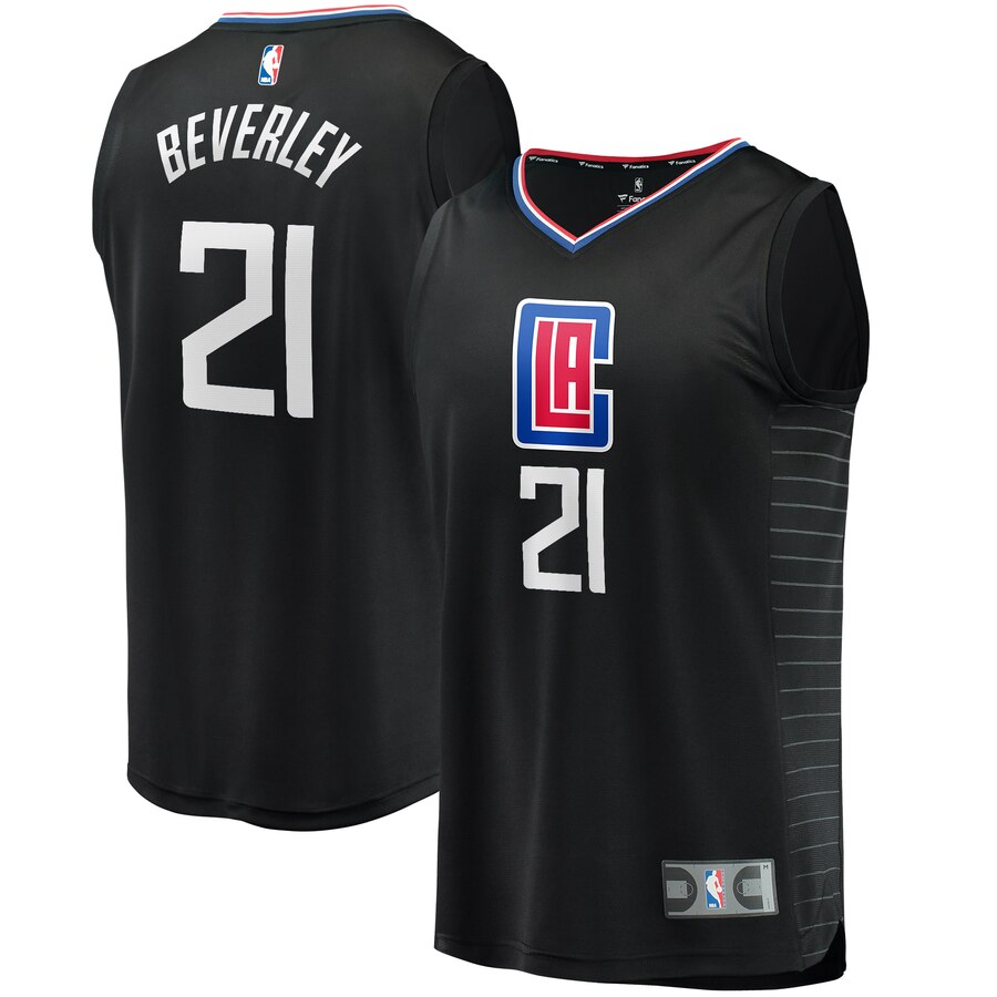 Patrick Beverley La Clippers Fanatics Branded Youth Fast Break Player Jersey - Statement Edition - Black