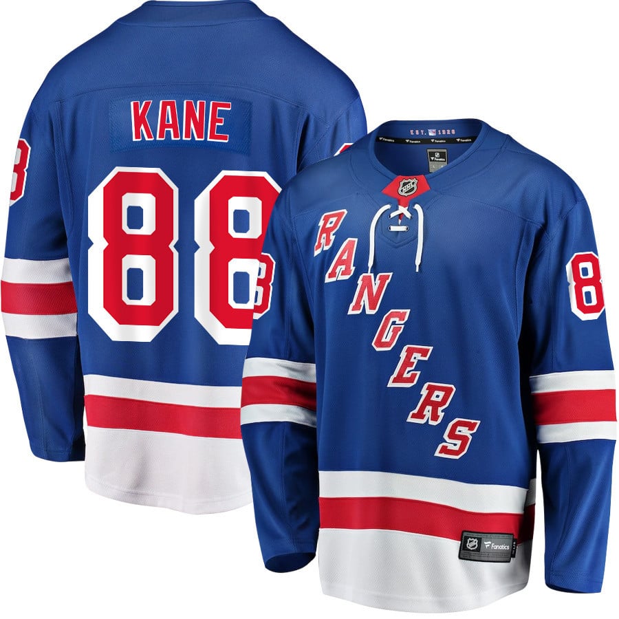 Patrick Kane 88 New York Rangers Home Breakaway Men Jersey - Blue - JS911 