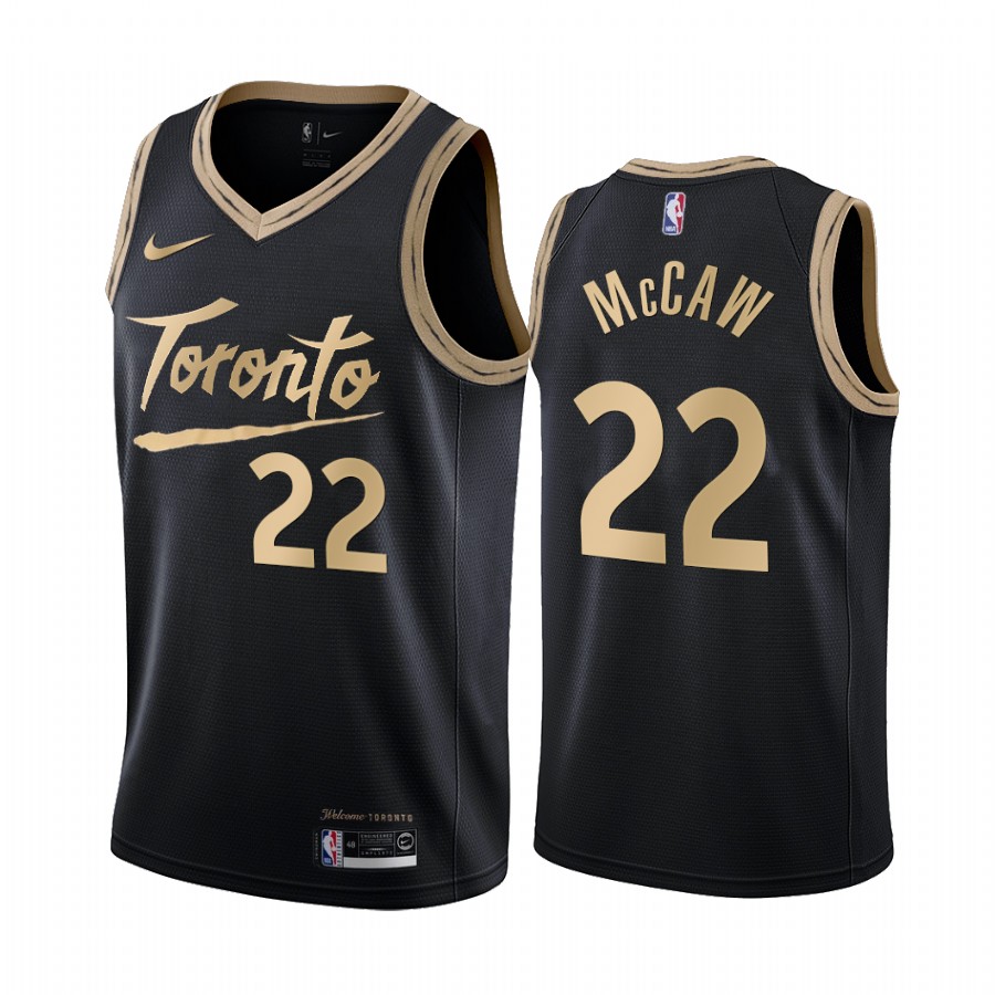 Patrick Mccaw Toronto Raptors Black City Edition 2020-21 Jersey