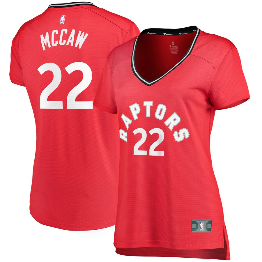 Patrick Mccaw Toronto Raptors Fanatics Branded Women's Fast Break Replica Player Jersey - Icon Edition - Red