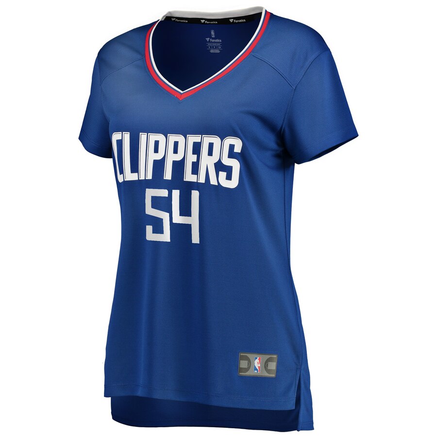 Alternative view of Patrick Patterson La Clippers Fanatics Branded Women's Fast Break Replica Player Jersey - Icon Edition - Royal