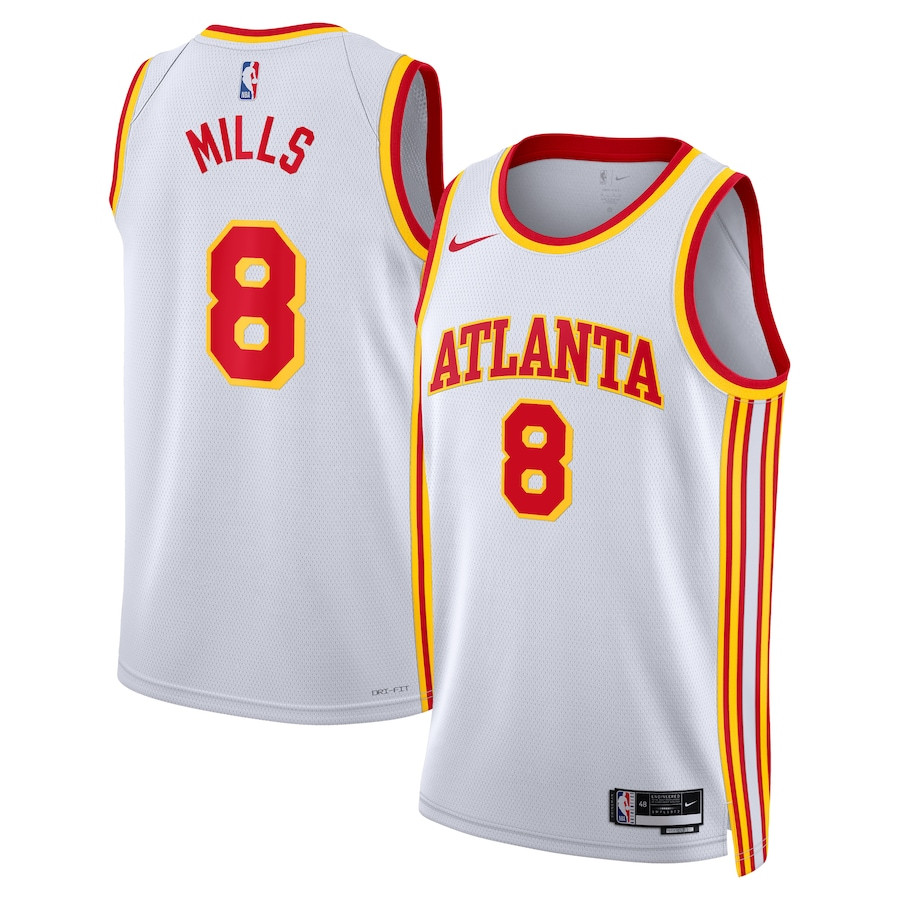 Patty Mills 8 Atlanta Hawks Unisex Swingman Jersey - Association Edition - White - JS402 