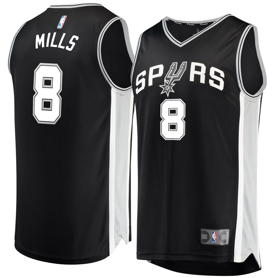 Patty Mills San Antonio Spurs Fanatics Branded Fast Break Replica Jersey Black - Icon Edition