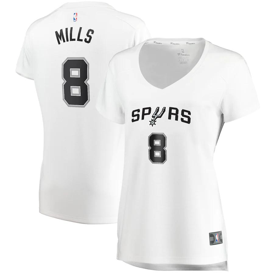 Patty Mills San Antonio Spurs Fanatics Branded Women's Fast Break Replica Player Jersey - Association Edition - White