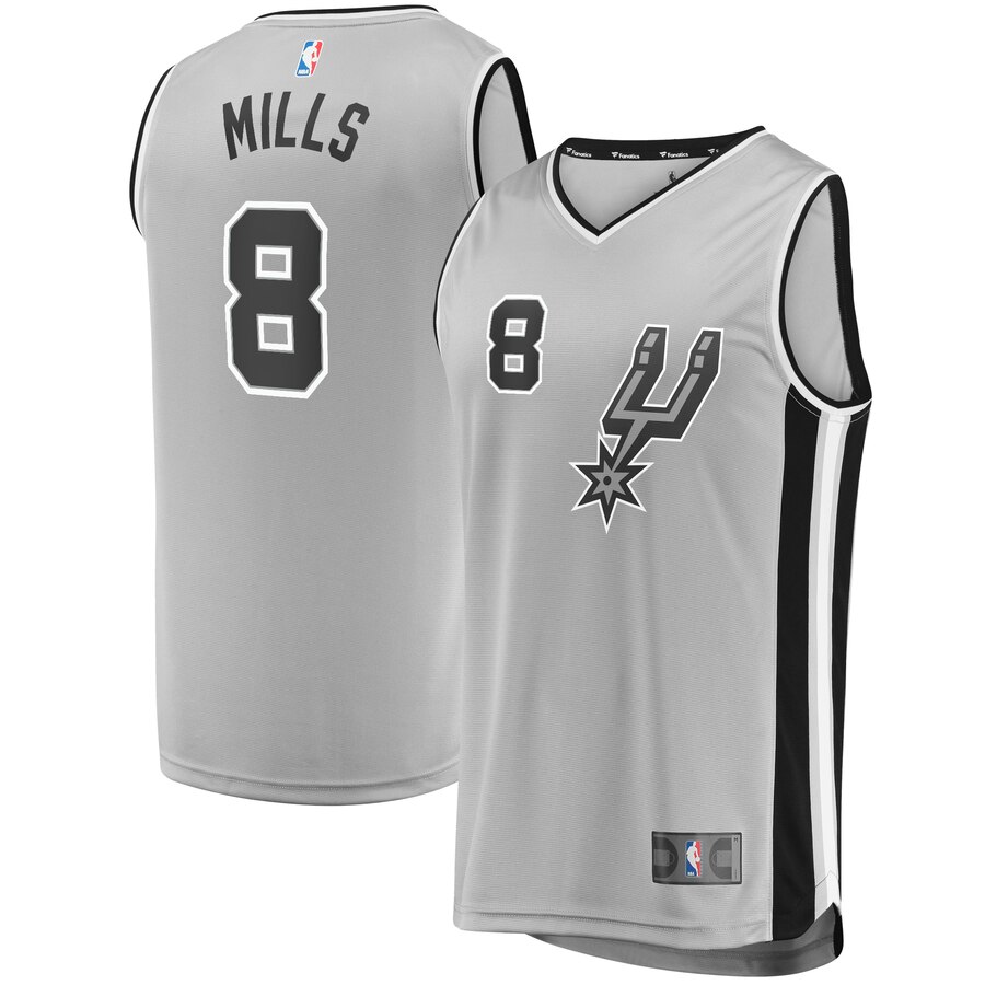 Patty Mills San Antonio Spurs Fanatics Branded Youth Fast Break Replica Player Jersey - Statement Edition - Silver