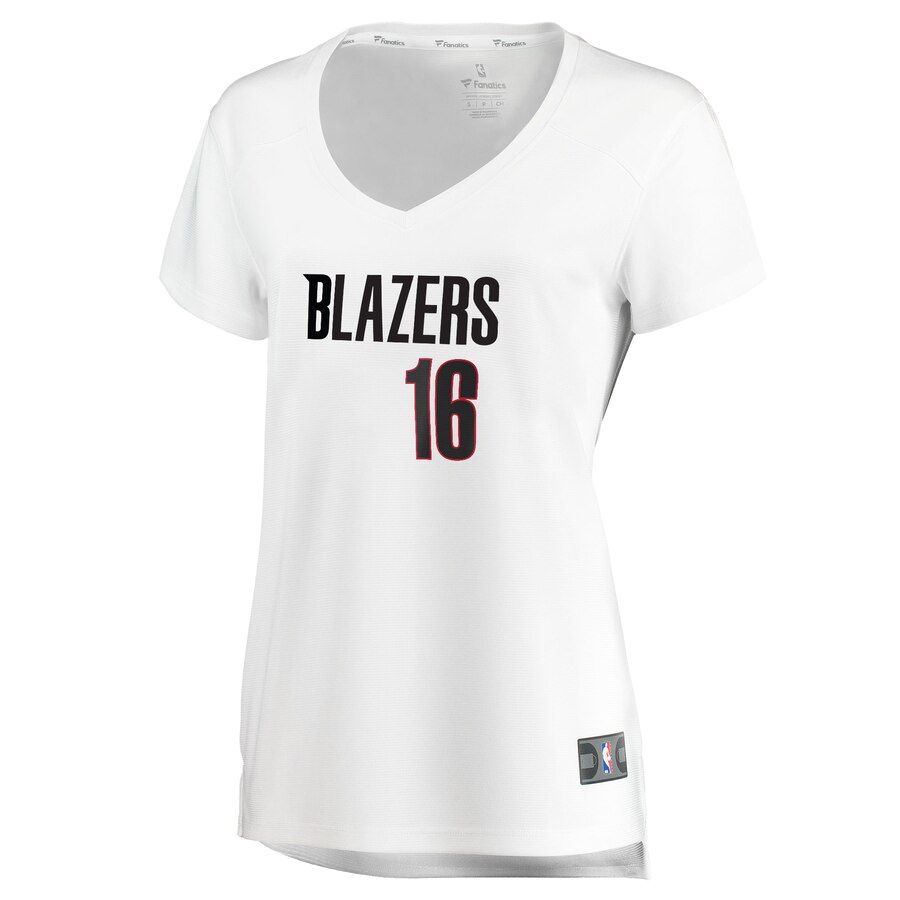 Alternative view of Pau Gasol Portland Trail Blazers Fanatics Branded Women's Fast Break Player Jersey - Association Edition - White