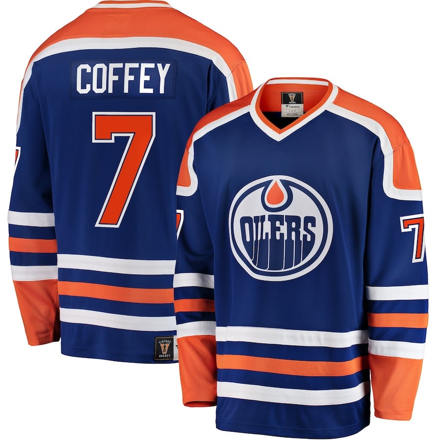 Paul Coffey 7 Edmonton Oilers Home Breakaway Jersey - Men - JS245 