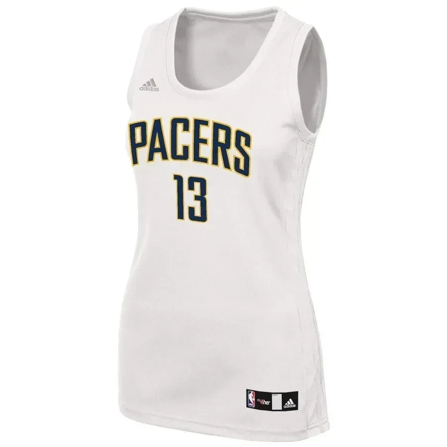 Alternative view of Paul George Indiana Pacers Women's Fashion Jersey - White - JS721 