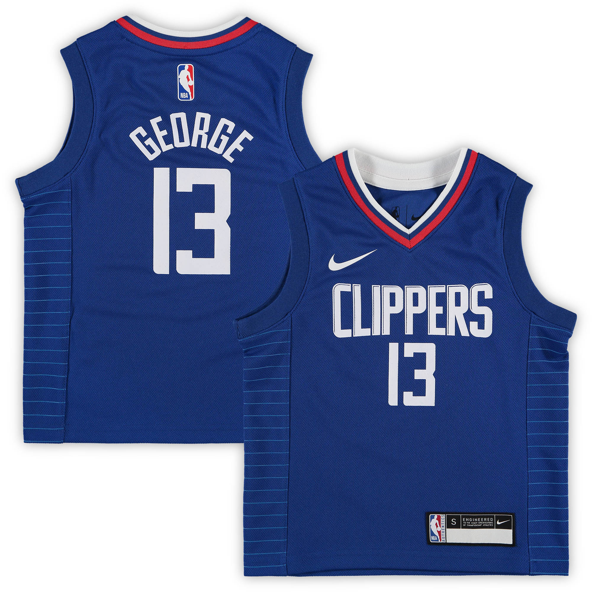 Paul George La Clippers Preschool 2020/21 Fast Break Replica Jersey - Royal - Icon Edition