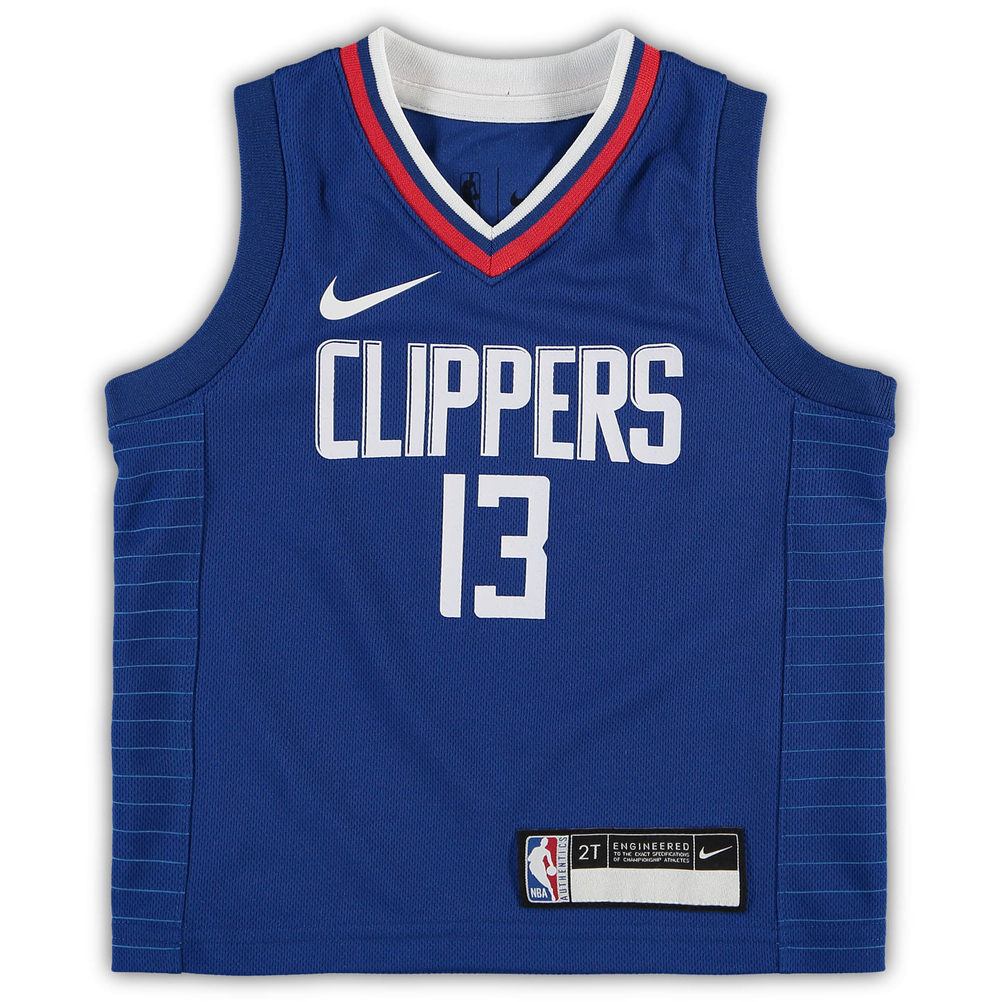 Alternative view of Paul George La Clippers Toddler 2020/21 Replica Jersey - Icon Edition - Royal