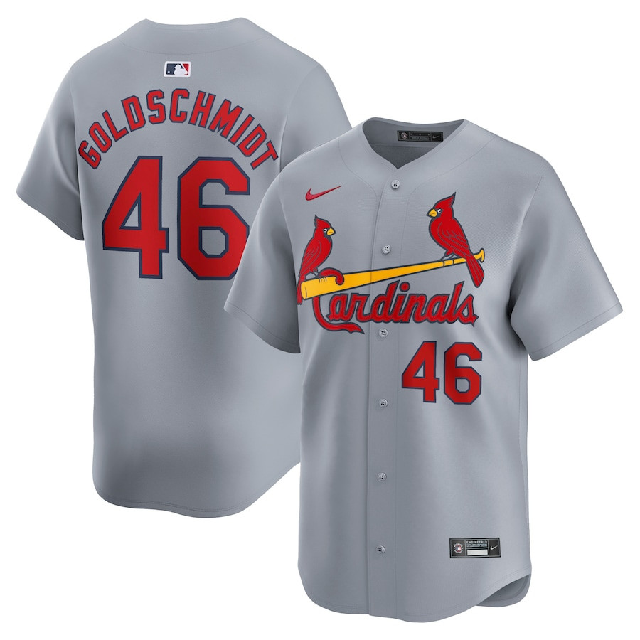 Paul Goldschmidt 46 St. Louis Cardinals Away Limited Player Men Jersey - Gray 