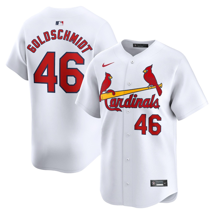 Paul Goldschmidt 46 St. Louis Cardinals Home Limited Player Men Jersey - White 