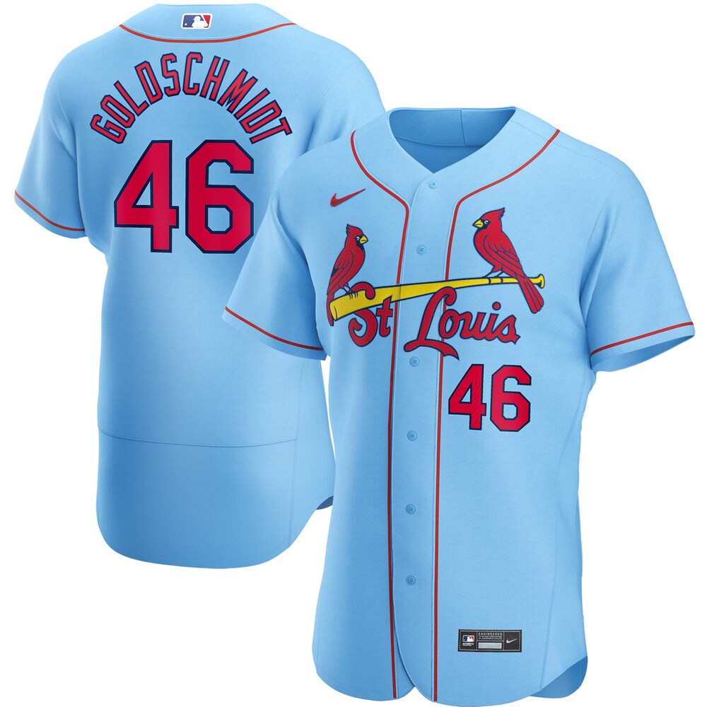 Paul Goldschmidt St. Louis Cardinals Alternate 2020 Player Jersey - Light Blue