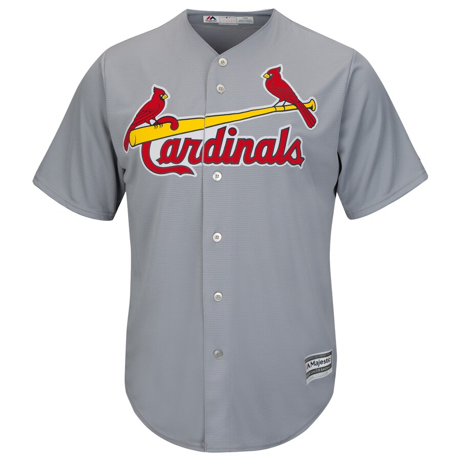 Alternative view of Paul Goldschmidt St. Louis Cardinals Majestic Road Official Cool Base Player Jersey – Gray