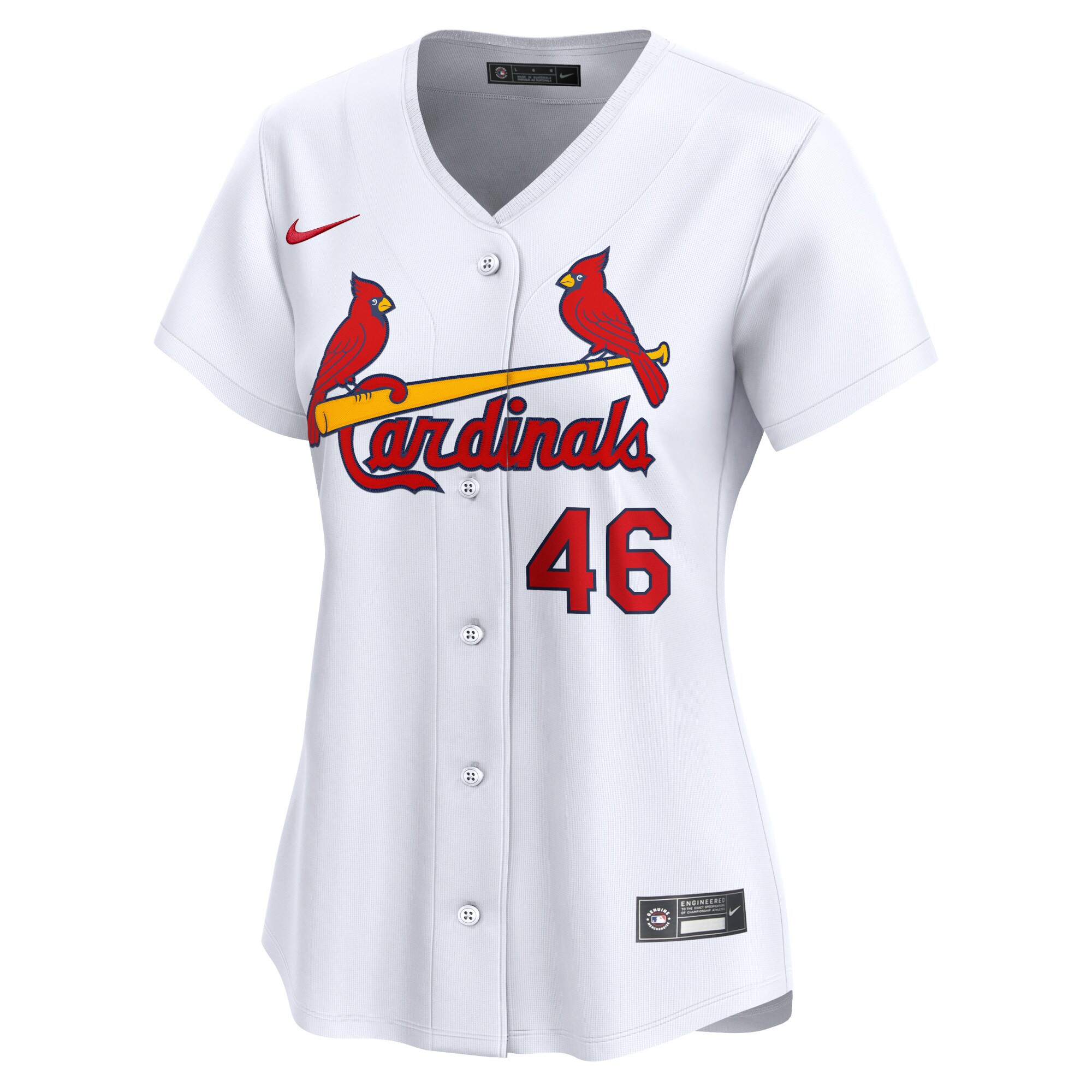 Alternative view of Paul Goldschmidt St. Louis Cardinals Women's Home Limited Player Jersey - White