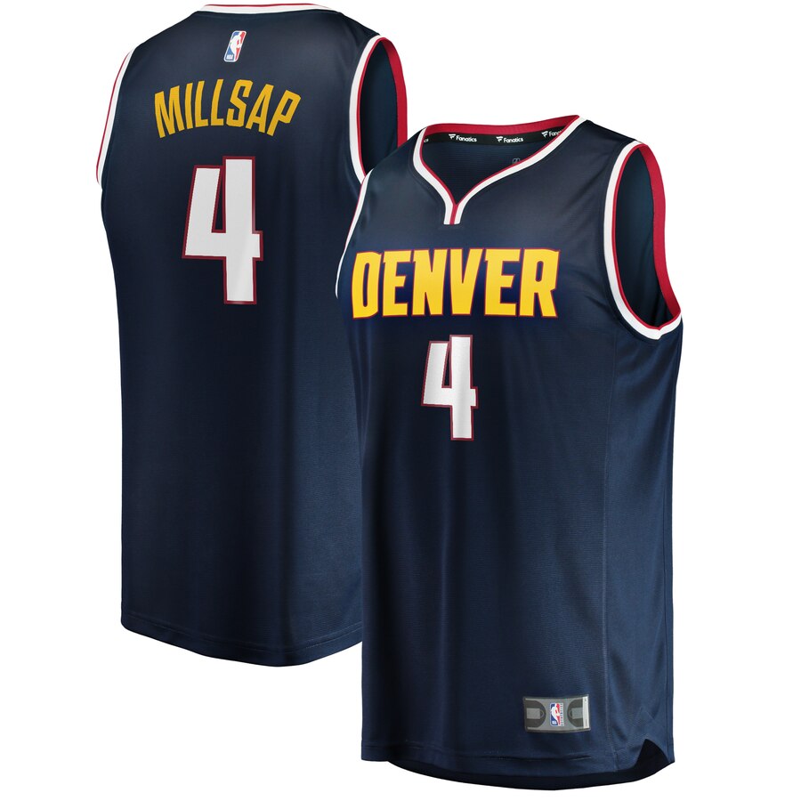 Paul Millsap Denver Nuggets Fanatics Branded Fast Break Player Jersey - Icon Edition - Navy