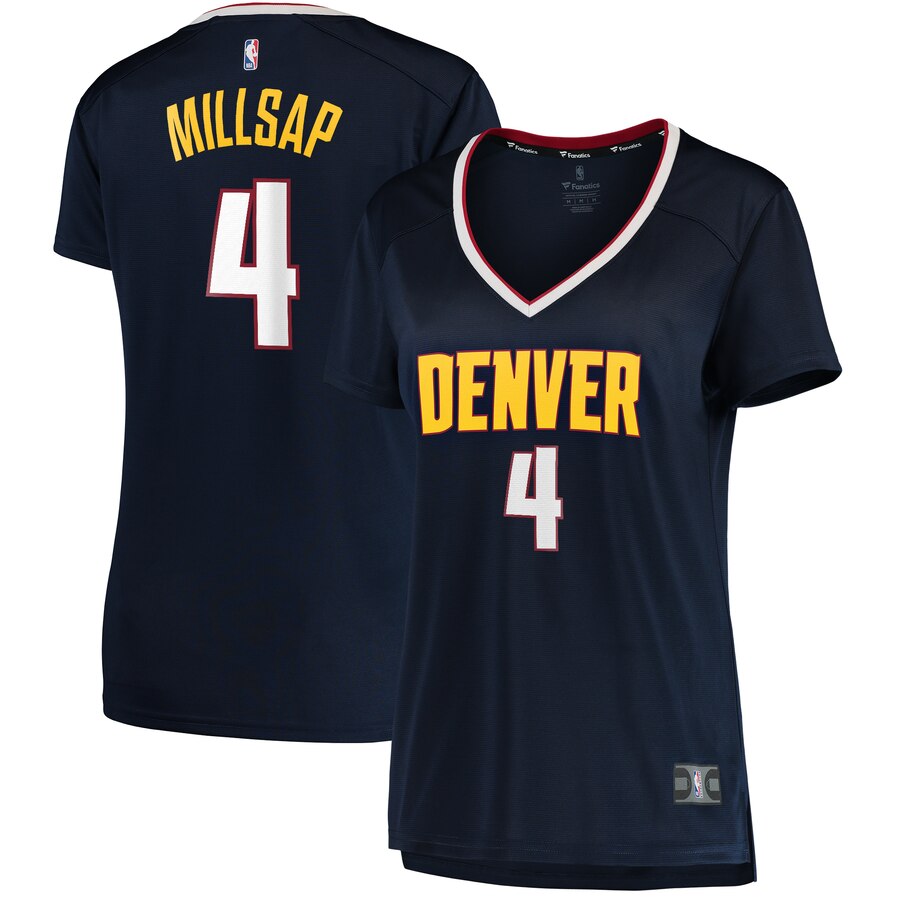 Paul Millsap Denver Nuggets Fanatics Branded Women's Fast Break Player Jersey - Icon Edition - Navy