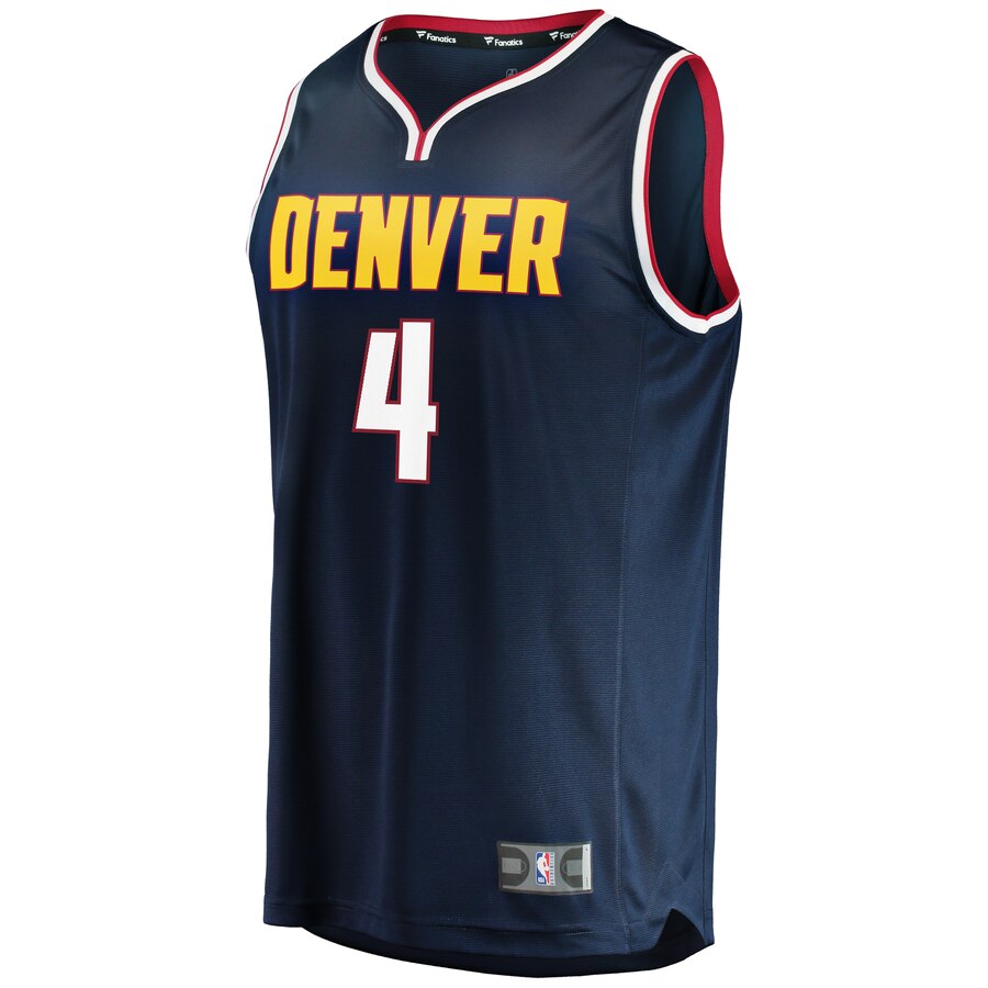 Alternative view of Paul Millsap Denver Nuggets Fanatics Branded Youth Fast Break Replica Jersey Blue - Icon Edition