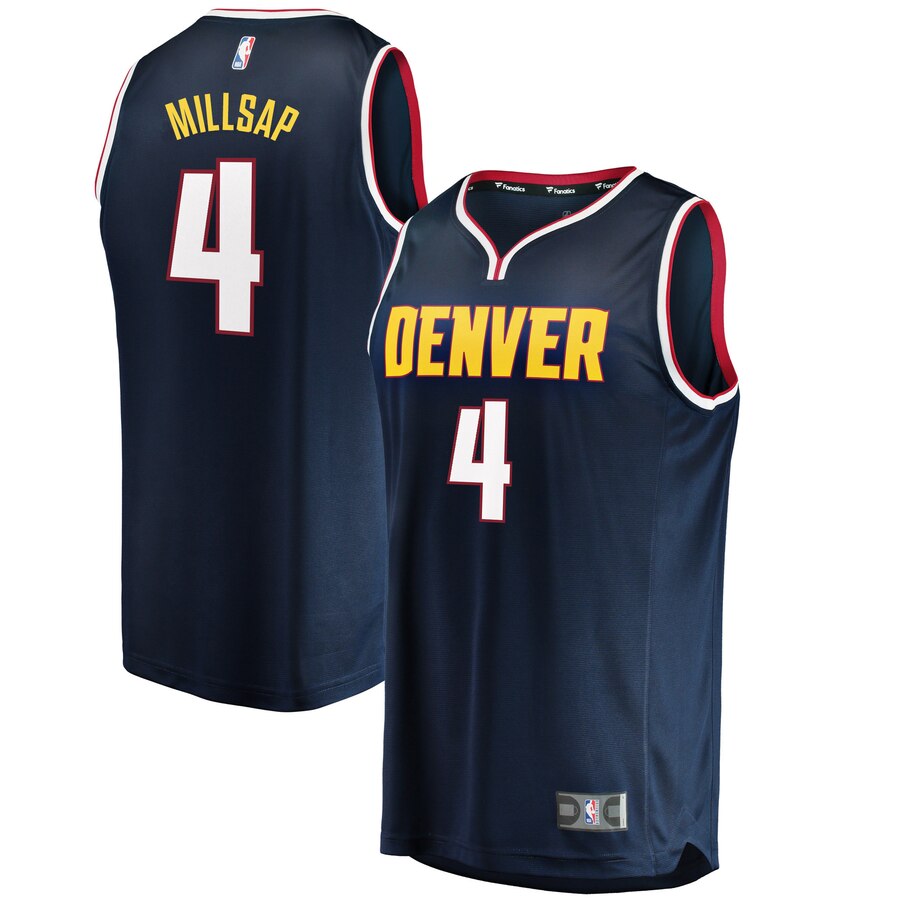 Paul Millsap Denver Nuggets Fanatics Branded Youth Fast Break Replica Jersey Blue - Icon Edition